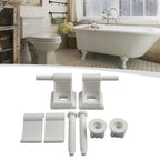 Toilet Seat Hinge Replacement Kit – Universal Fixing Screws for Repairs