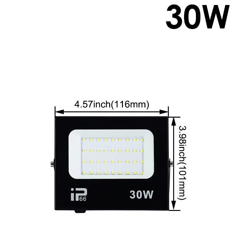 LED Flood Light – IP66 Waterproof Spotlight for Outdoor Garage and Street