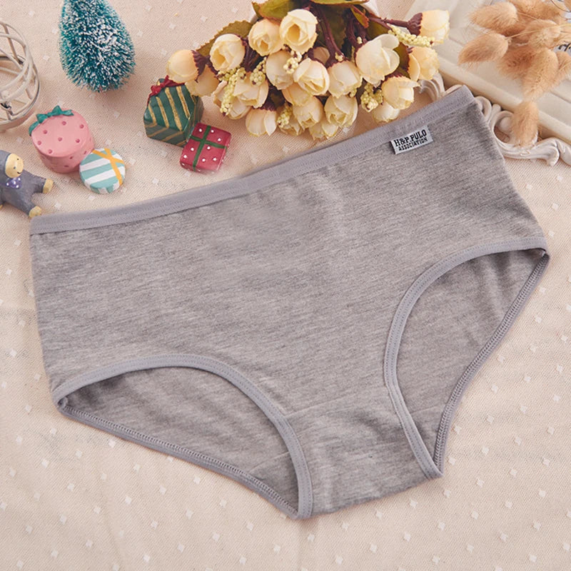 Cotton Brief Panties – Plus Size Women's Sexy Underwear for Daily Comfort