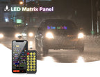 Bluetooth LED Car Sign – Programmable Scrolling Message Display for Auto Decor