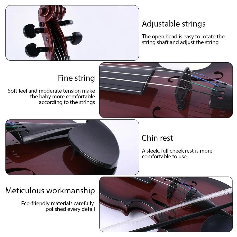 Simulated Practice Violin – Beginner Musical Instrument for Student Training
