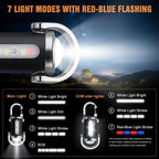 Rechargeable COB Keychain Flashlight – Portable Pocket Light for Camping