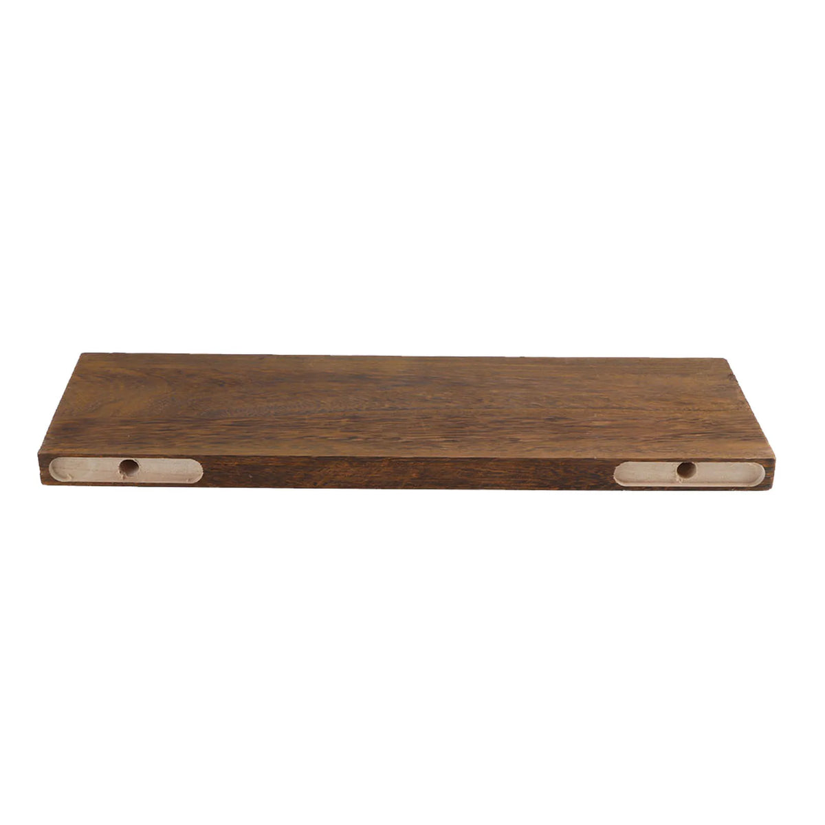Wall Mounted Floating Wood Shelf – Single Layer Display for Home Decor