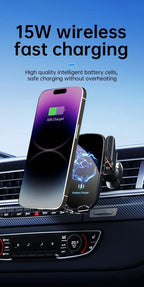 Wireless Car Charger – Fast Charging Air Vent Mount for iPhone and Android