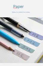 Transparent Sticky Note Index Tabs – Arrow Flags for Planner Page Markers