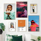 Frank Ocean Music Art Prints – Blonde Rap Poster Set for Bedroom Wall Decor