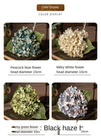Artificial Silk Hydrangea – Realistic Flower Stem for Wedding Decor
