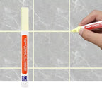 Waterproof Grout Repair Marker – White Tile Seam Paint for Bathroom Restoration