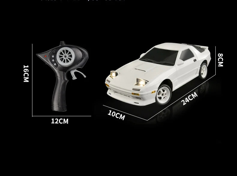 1:18 RC Drift Car – 2.4G Remote Control Vehicle with Gyro for Hobby Racing