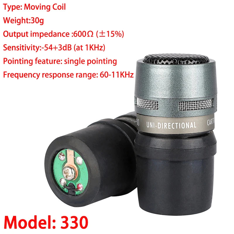 Dynamic Microphone Capsule – Professional Replacement for Shure Wired Mics
