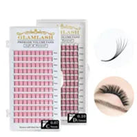 W Shape Eyelash Extensions – 3D Premade Volume Faux Mink Fans for Professionals
