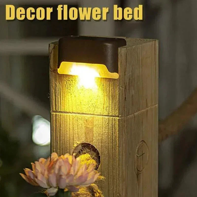 Waterproof Solar LED Deck Lights – Outdoor Step Lamps for Garden Patio Decor
