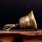 Antique Bronze Bell Pendant – Small Copper Craft for Jewelry Decoration