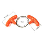 Portable Stainless Steel Wire Saw – Manual Cutting Tool for Outdoor Camping
