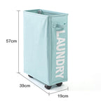 Rolling Laundry Basket – Large Capacity Waterproof Hamper for Yoga Storage