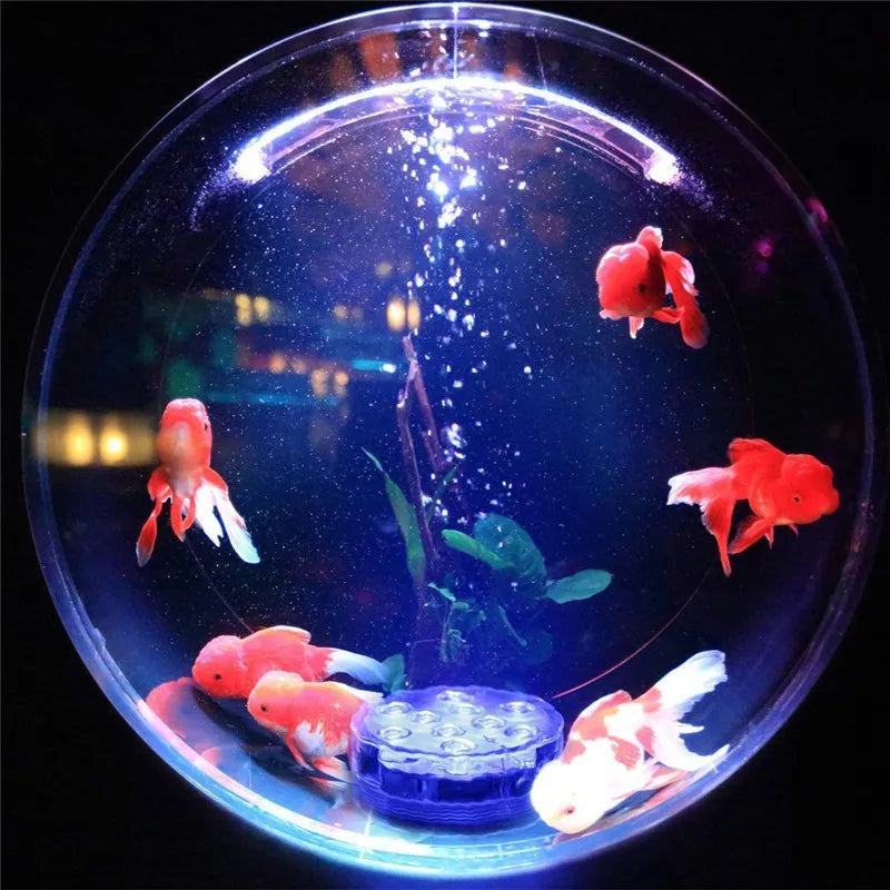 RGB LED Submersible Light – Waterproof Battery Operated Decor for Pool Parties