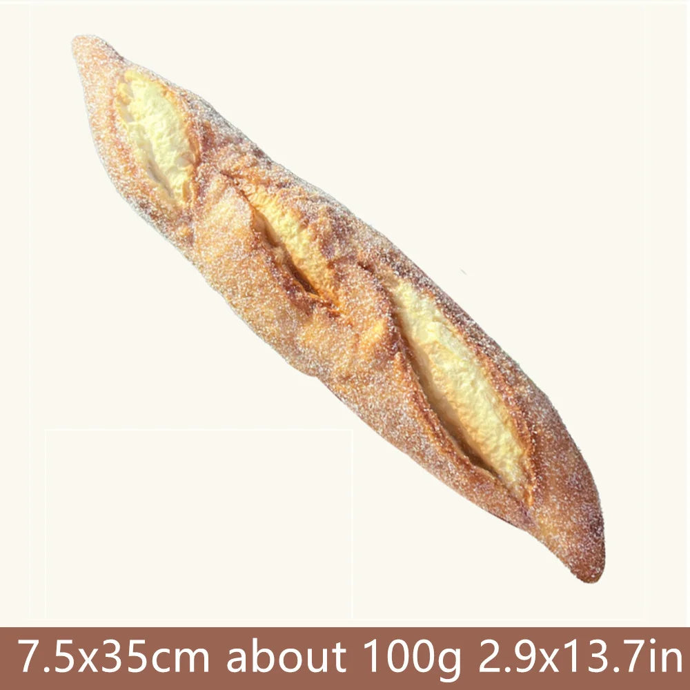 Artificial Bread Baguette – Realistic Food Prop for Bakery Shop Display