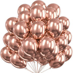 Metallic Assorted Balloons – Decorative Party Decor for Weddings and Birthdays