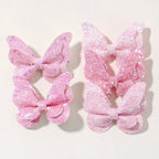 Sequined Butterfly Hair Clips – Cute Decorative Bows for Toddler Hairstyles