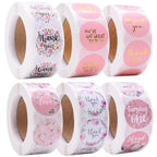 Decorative Thank You Sealing Stickers for Party Gift Labels and Scrapbooking