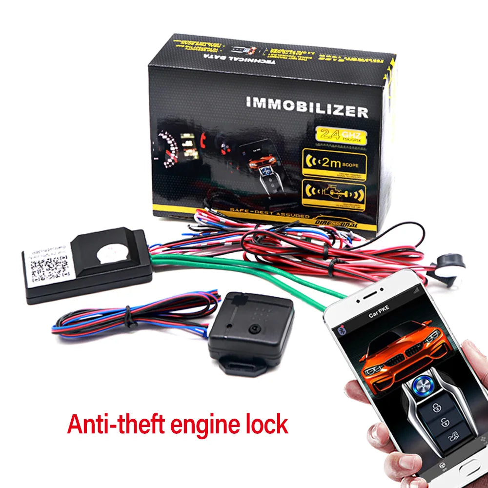 Smart Car Alarm – Remote Engine Start System for Vehicle Ignition
