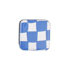 Plaid Checkerboard Folding Mirror – Portable Makeup Accessory for Travel