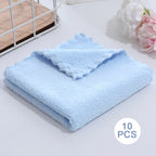 Coral Fleece Microfiber Towels – Thickened Soft Absorbent Cloth for Home Bath