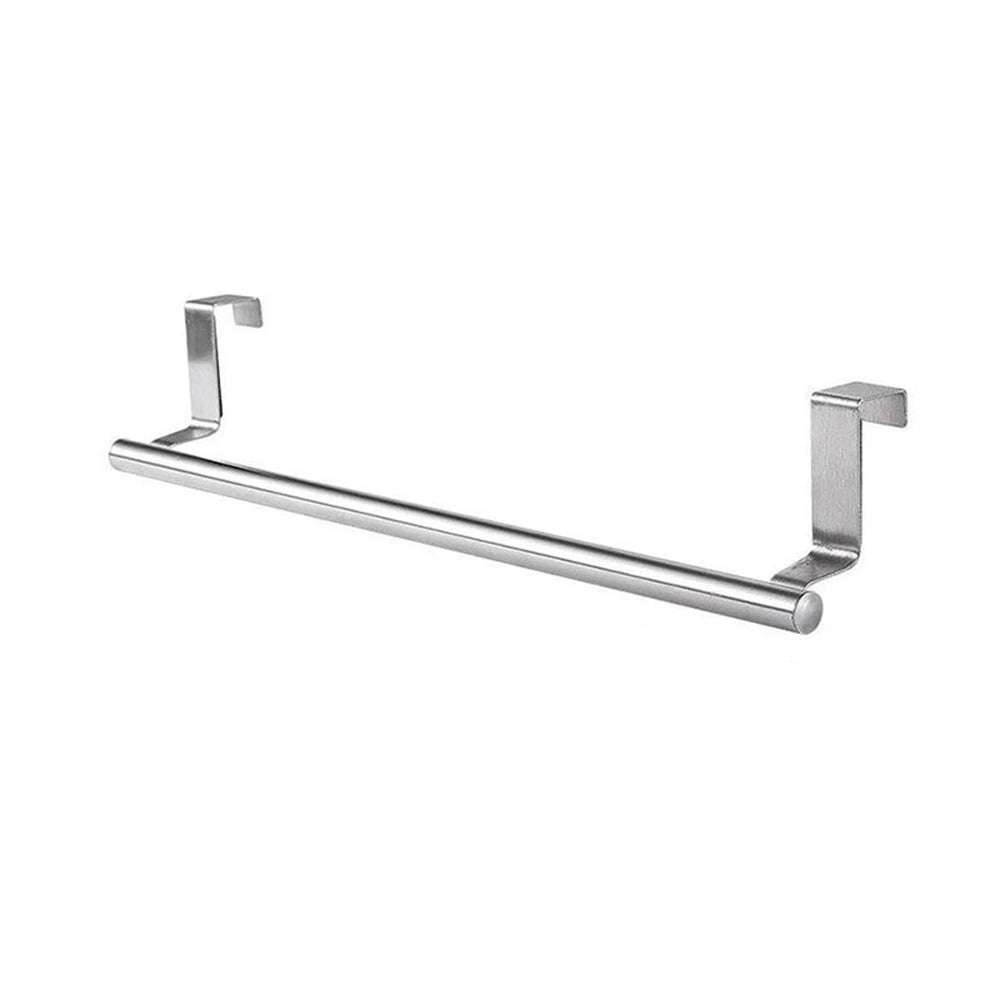Stainless Steel Towel Rod – Non-Punching Hanging Rack for Bathroom Kitchen