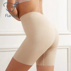 Seamless High Waist Boyshorts – Tummy Control Ice Silk Underwear for Women