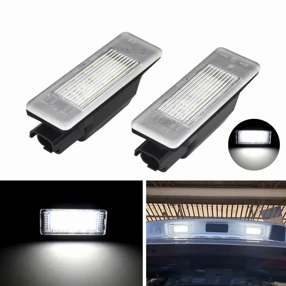 LED License Plate Lights – Bright Number Tag Lamps for Peugeot Vehicles