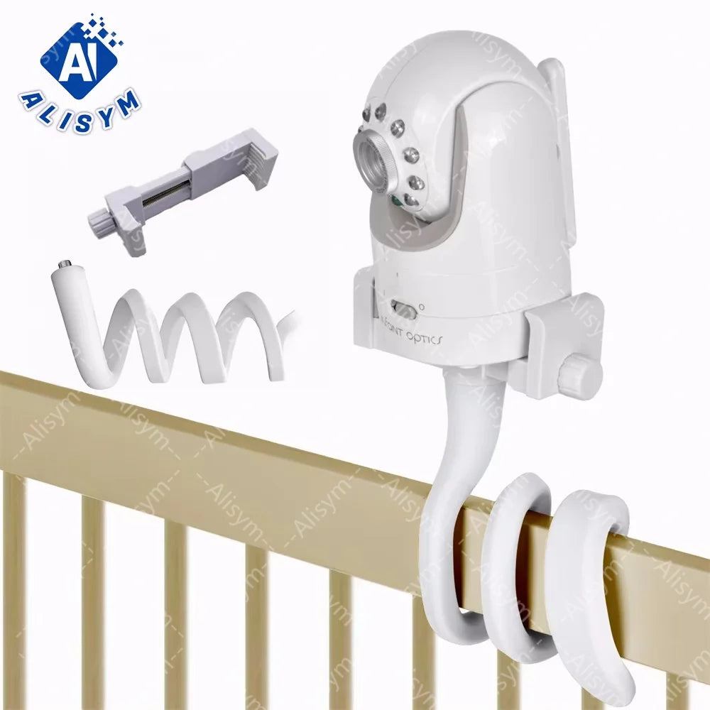 Flexible Baby Monitor Mount – Adjustable Long Arm Holder for Nursery Cribs