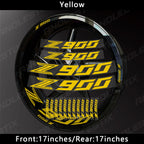 Reflective Motorcycle Rim Stripes – Wheel Hub Decals for Kawasaki Z900
