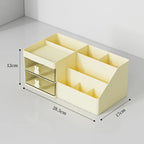 Transparent Cosmetic Organizer – Desktop Storage Drawers for Office Desks