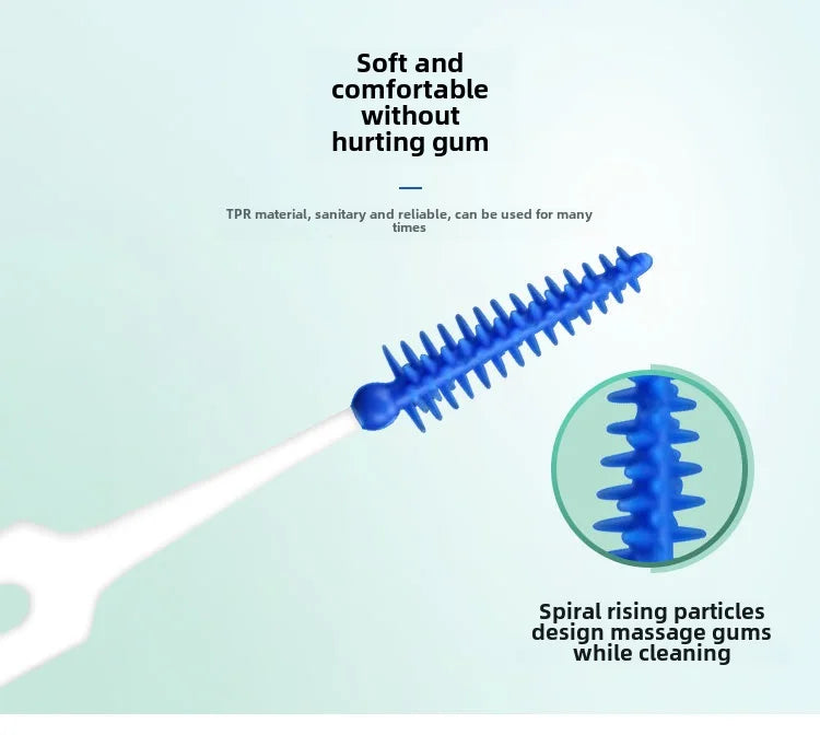 Silicone Interdental Brushes – Soft Dental Cleaning Tools for Oral Care