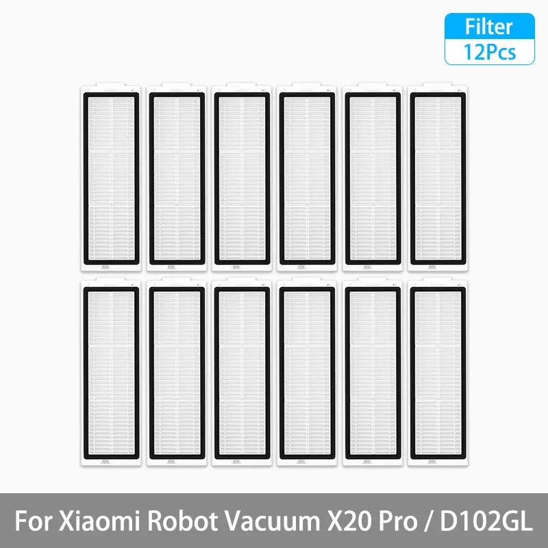 Replacement Accessory Kit – Brushes and Filters for Xiaomi Robot Vacuum X20