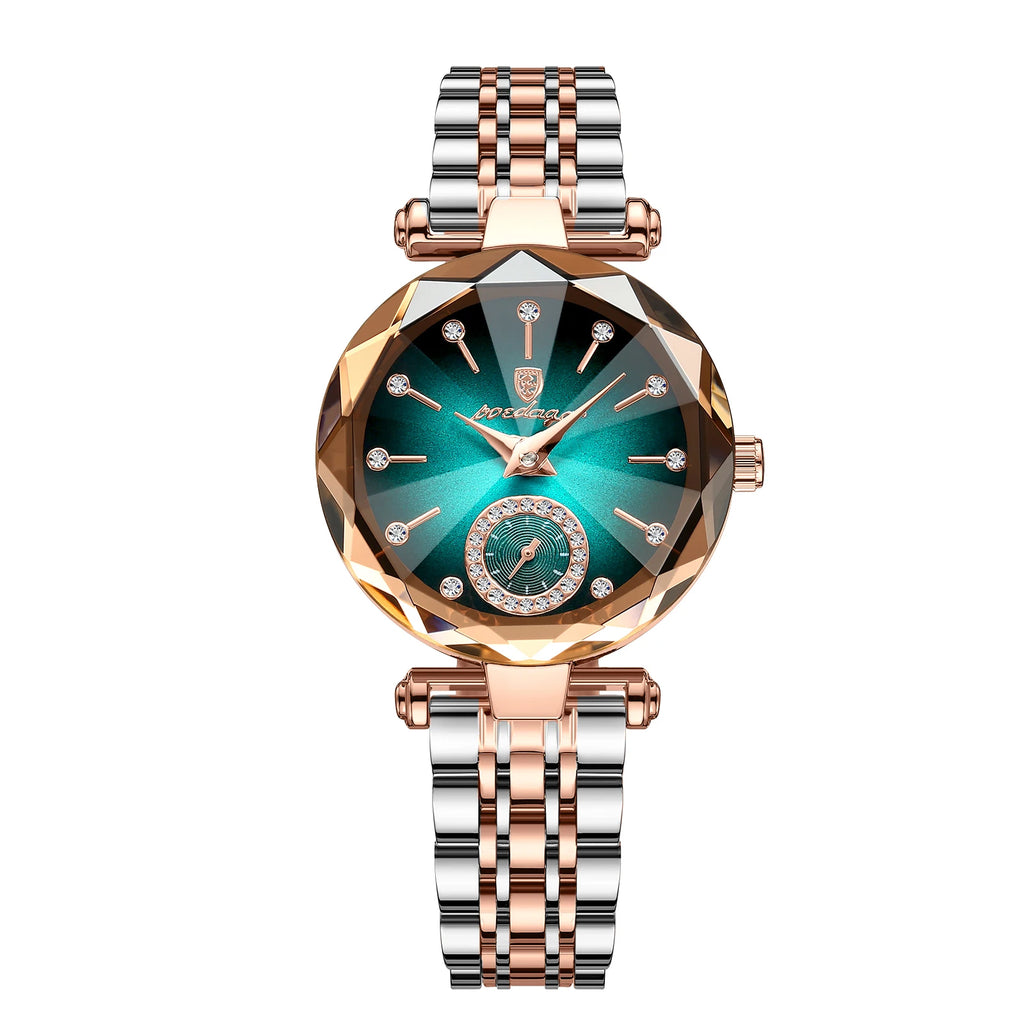Elegant Stainless Steel Quartz Watch – Luxury Fashion Accessory for Women
