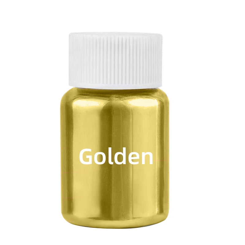 Edible Metallic Glitter Powder – Gold and Silver Dust for Cake Decoration