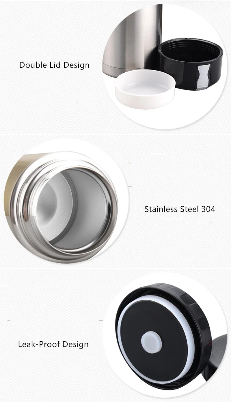 Stainless Steel Vacuum Lunch Box – 1000ML Insulated Food Container for Travel