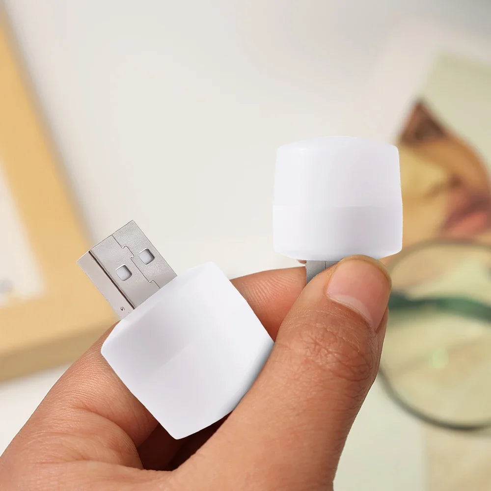 Mini USB LED Night Light – Portable Eye Protection for Bedroom Reading