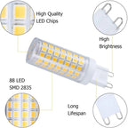 Dimmable G9 LED Corn Light – 9W Energy Saving Bulb for Chandelier Lighting