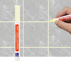 Waterproof Grout Repair Marker – White Tile Seam Paint for Bathroom Restoration