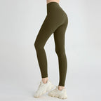 High Waisted Yoga Leggings – Naked Feel Fitness Pants for Gym and Running