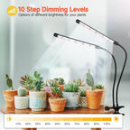 LED Clip Grow Light – Full Spectrum Lamp for Indoor Plant Seed Starting
