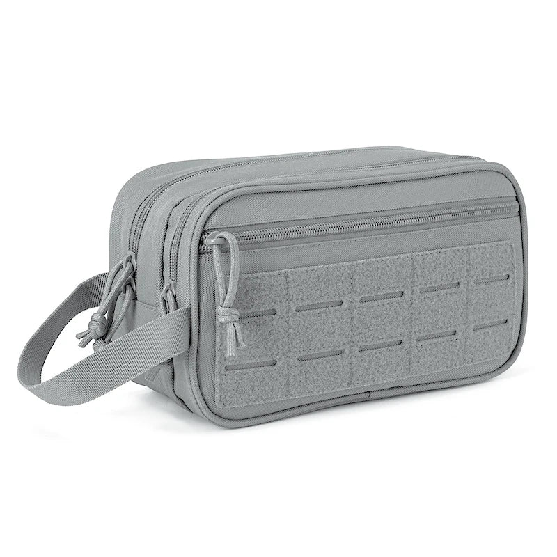 Tactical Waterproof Toiletry Bag – Molle Dopp Kit for Travel and Outdoors