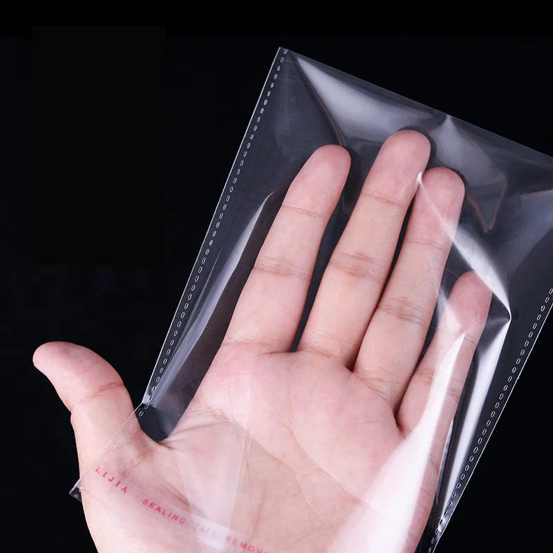 Self-Adhesive Cellophane Bags – Transparent Plastic Packaging for Jewelry Candy