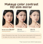 Adjustable LED Makeup Mirror – Metal Desktop Vanity Light for Daily Beauty