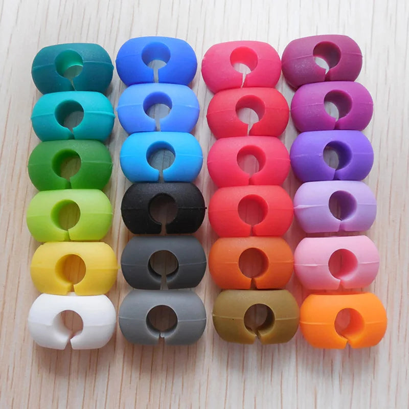 Silicone Wine Glass Marker Charms – Drink Labels for Party Bar Accessories