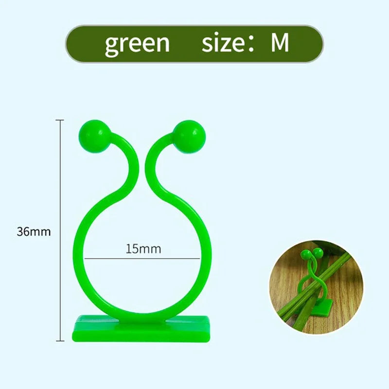 Self-Adhesive Vine Clips – Invisible Plant Climbing Wall Fixture for Garden