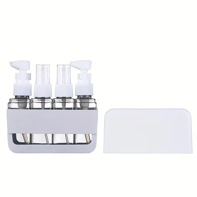 4-in-1 Travel Bottle Set – Leak Proof Refillable Containers for Toiletries