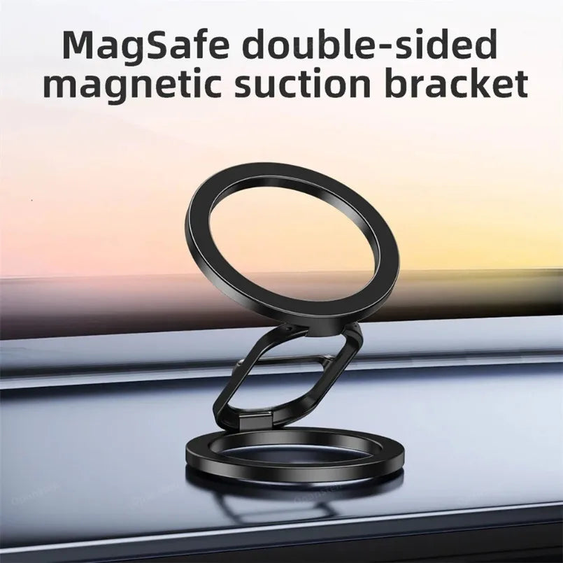 Magnetic Phone Ring Holder – Double-Sided Kickstand for MagSafe iPhone